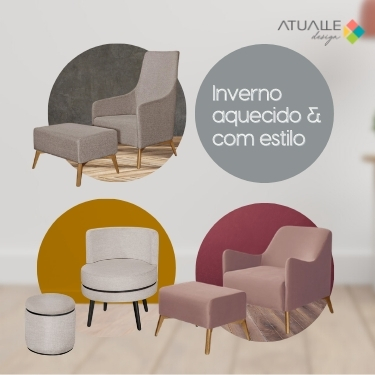 Inverno aquecido e com estilo: Separamos peças incríveis da Atualle Design.